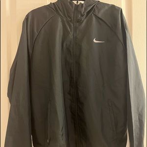 WORN ONCE! Womens Nike black wind breaker